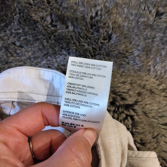 Free People Women's Natural Sights Overalls Linen Blend Size Small - Picture 11 of 12